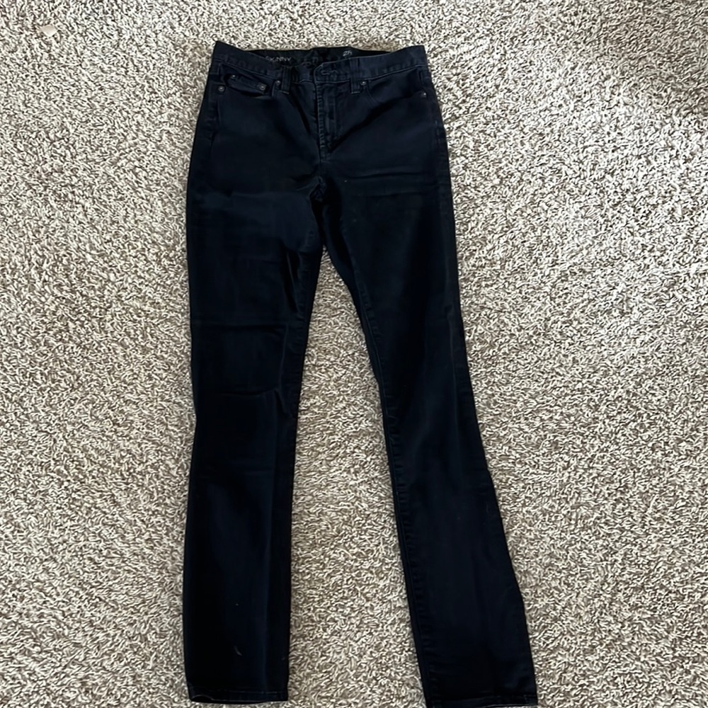J Crew black skinny Jeans